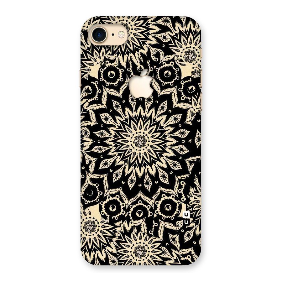 Golden Mandala Back Case for iPhone 7 Apple Cut