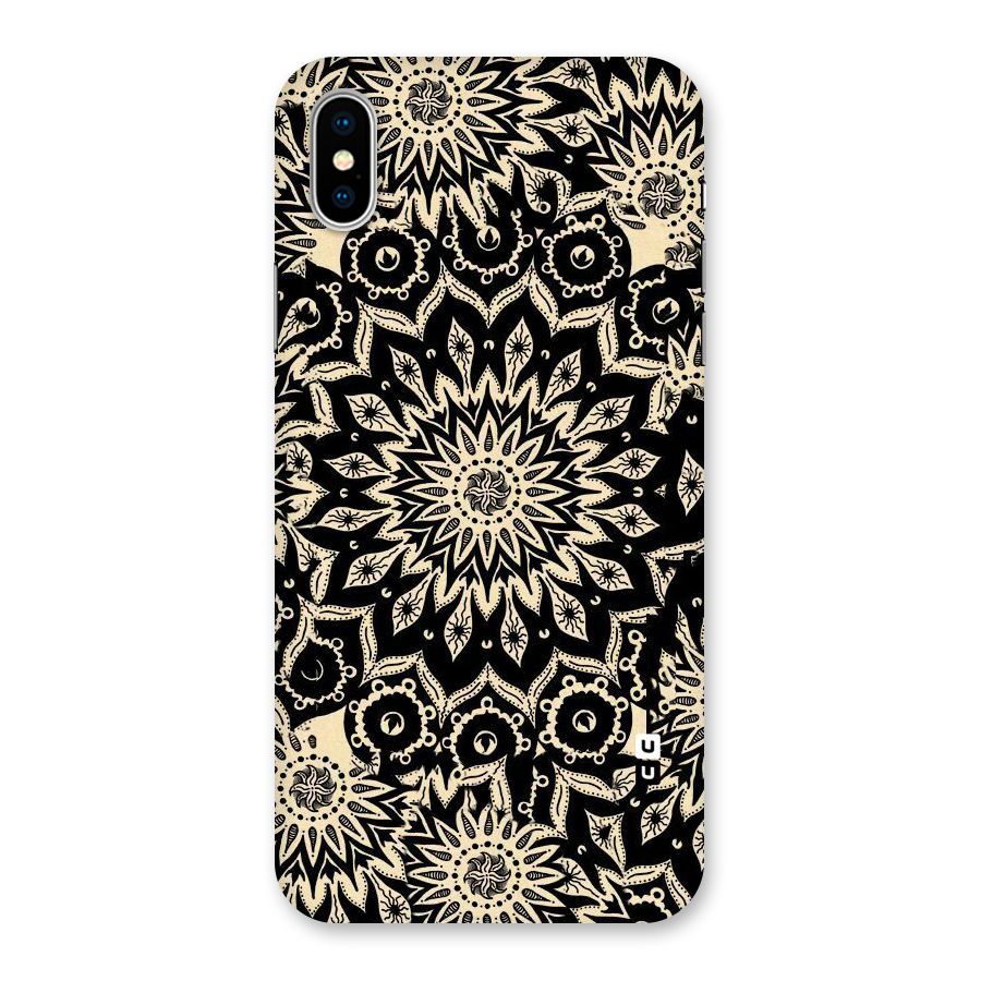 Golden Mandala Back Case for iPhone XS