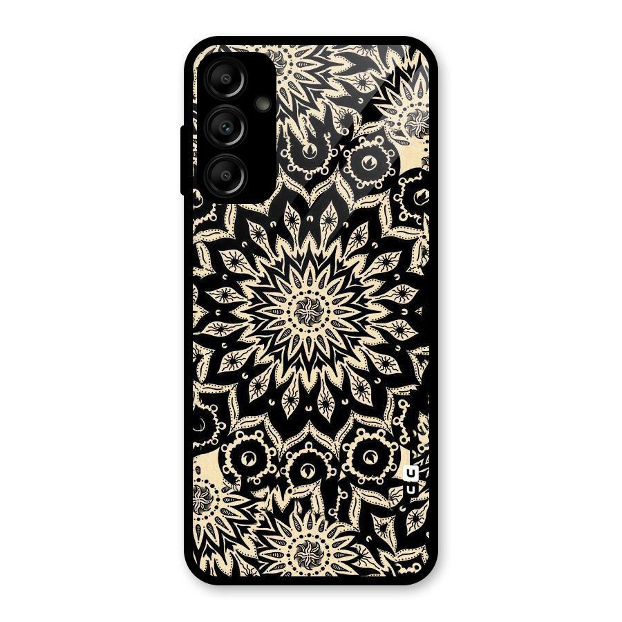 Golden Mandala Glass Back Case for Galaxy A14 5G