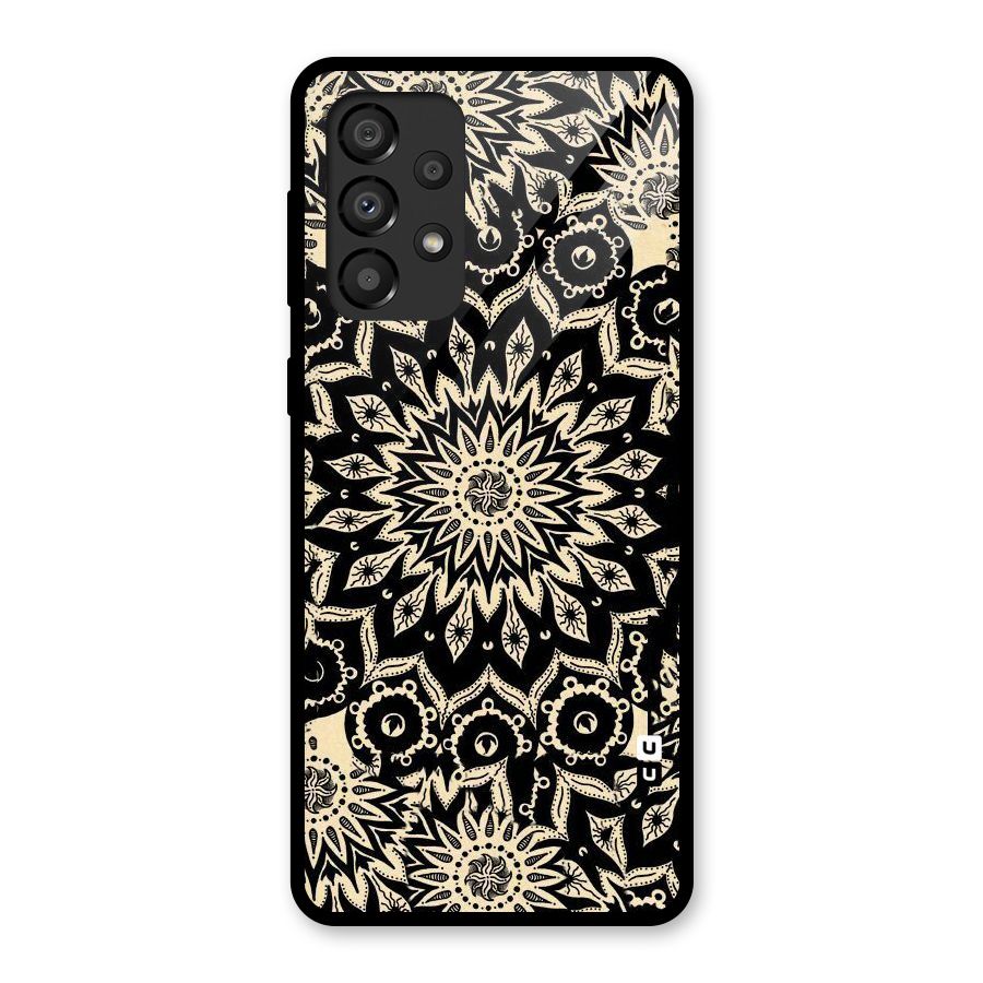 Golden Mandala Glass Back Case for Galaxy A33 5G