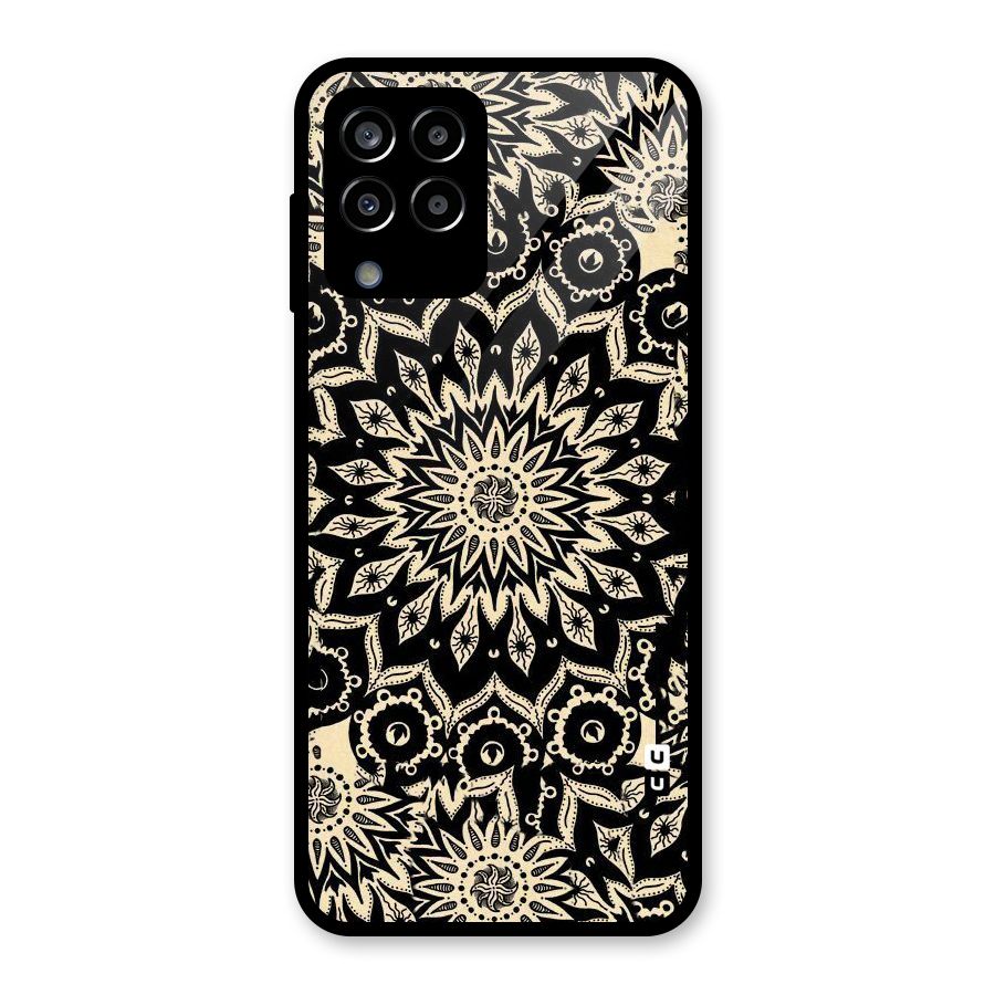Golden Mandala Glass Back Case for Galaxy M33