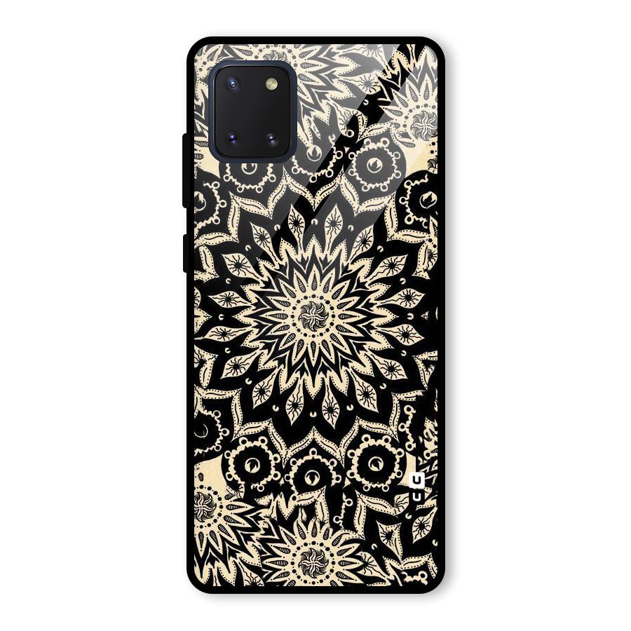 Golden Mandala Glass Back Case for Galaxy Note 10 Lite