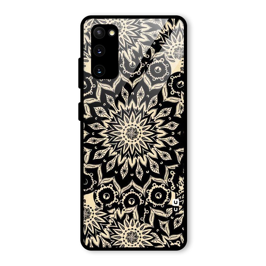 Golden Mandala Glass Back Case for Galaxy S20 FE