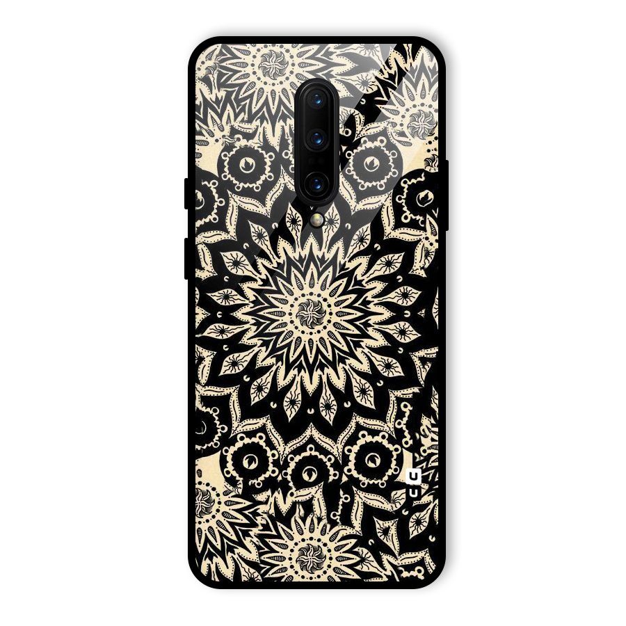 Golden Mandala Glass Back Case for OnePlus 7 Pro