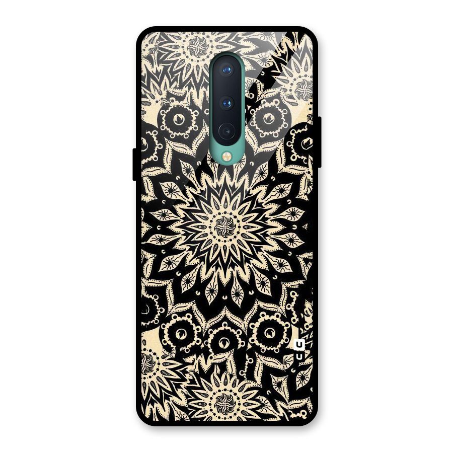 Golden Mandala Glass Back Case for OnePlus 8