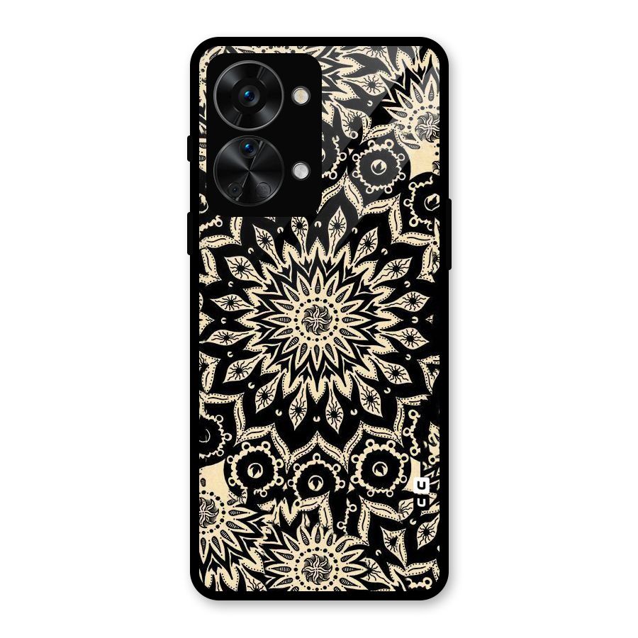 Golden Mandala Glass Back Case for OnePlus Nord 2T