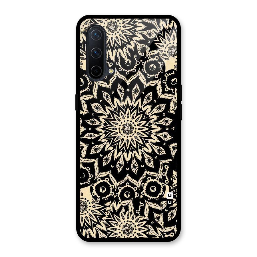 Golden Mandala Glass Back Case for OnePlus Nord CE 5G