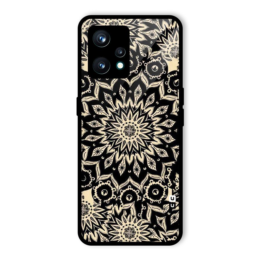Golden Mandala Glass Back Case for Realme 9 Pro Plus 5G