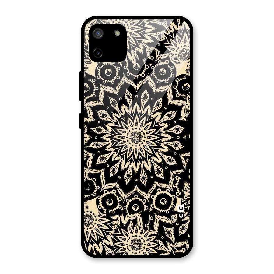 Golden Mandala Glass Back Case for Realme C11