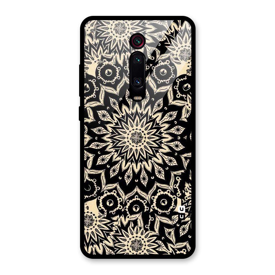 Golden Mandala Glass Back Case for Redmi K20 Pro