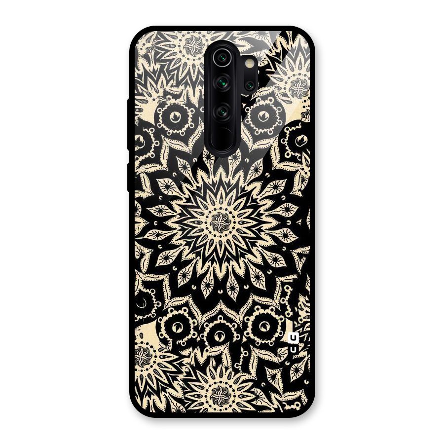 Golden Mandala Glass Back Case for Redmi Note 8 Pro