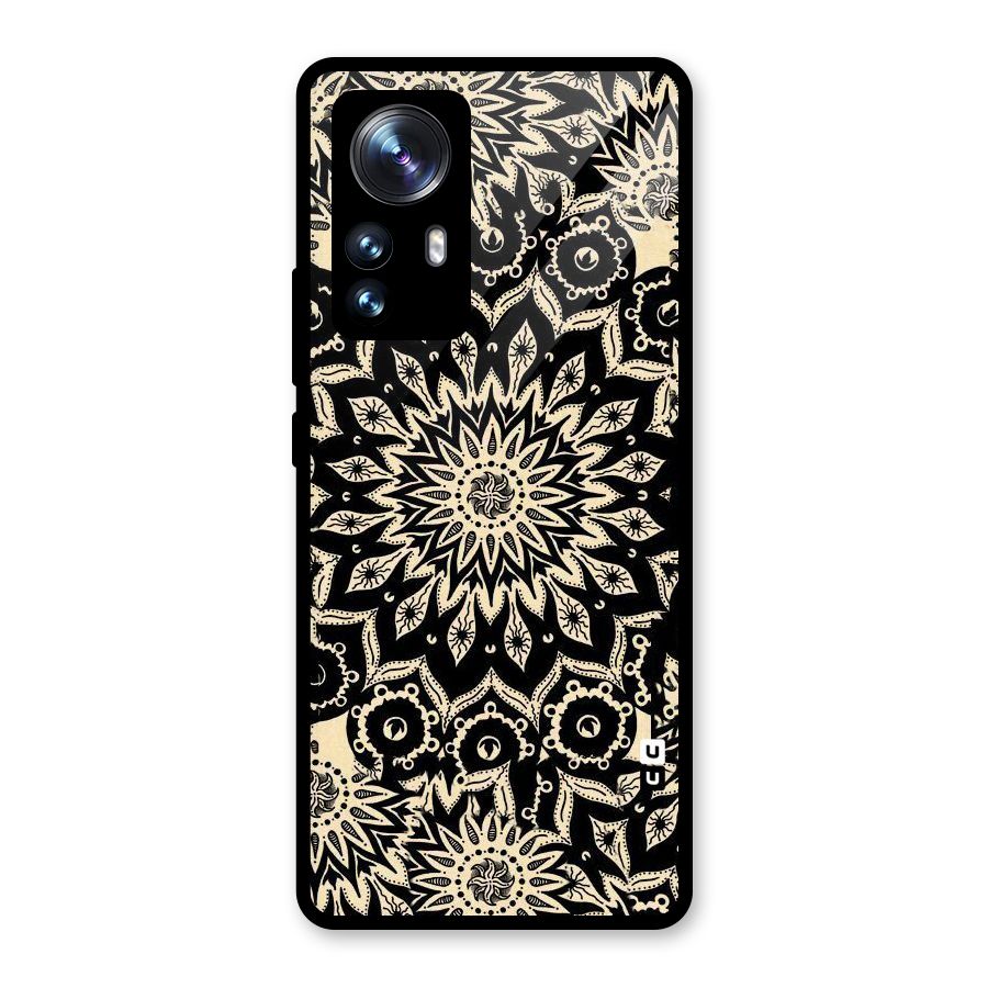 Golden Mandala Glass Back Case for Xiaomi 12 Pro