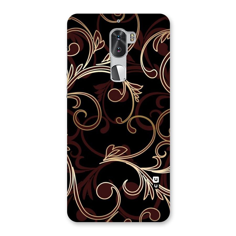Golden Maroon Beauty Back Case for Coolpad Cool 1