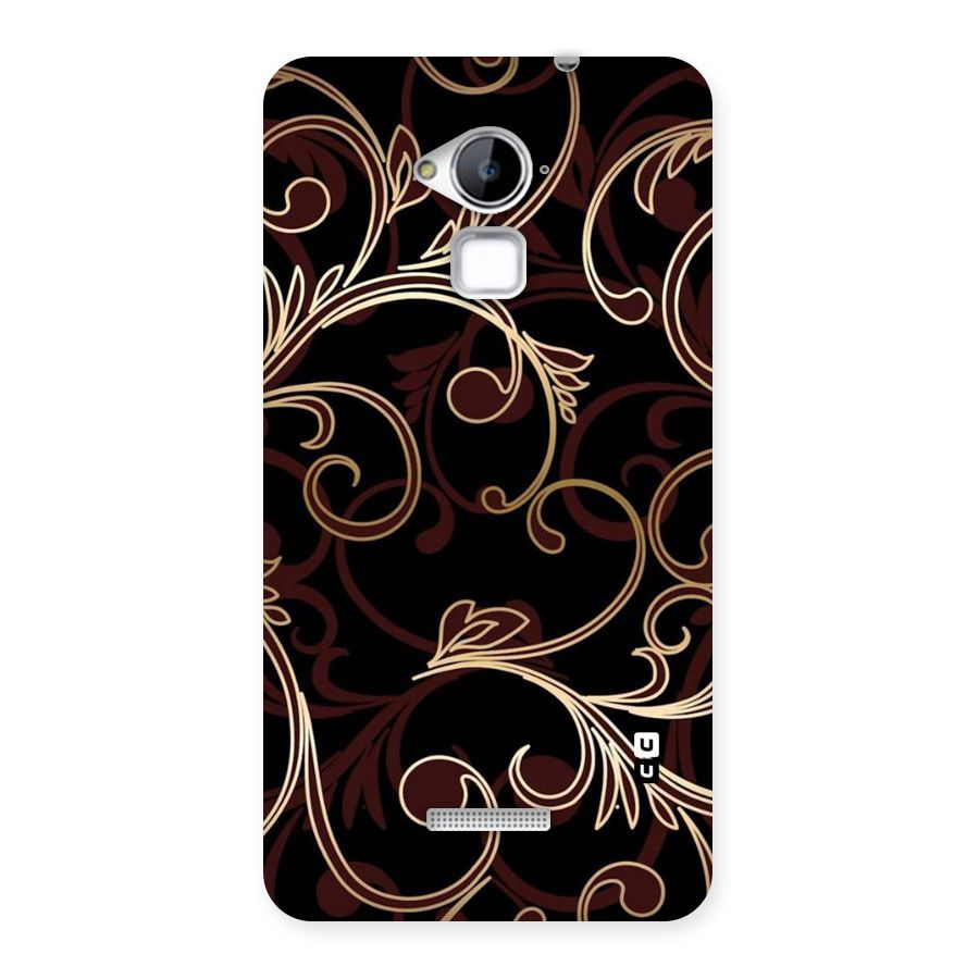Golden Maroon Beauty Back Case for Coolpad Note 3