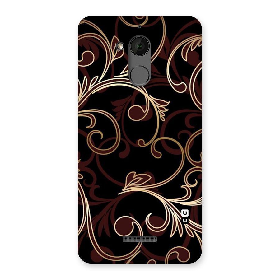 Golden Maroon Beauty Back Case for Coolpad Note 5