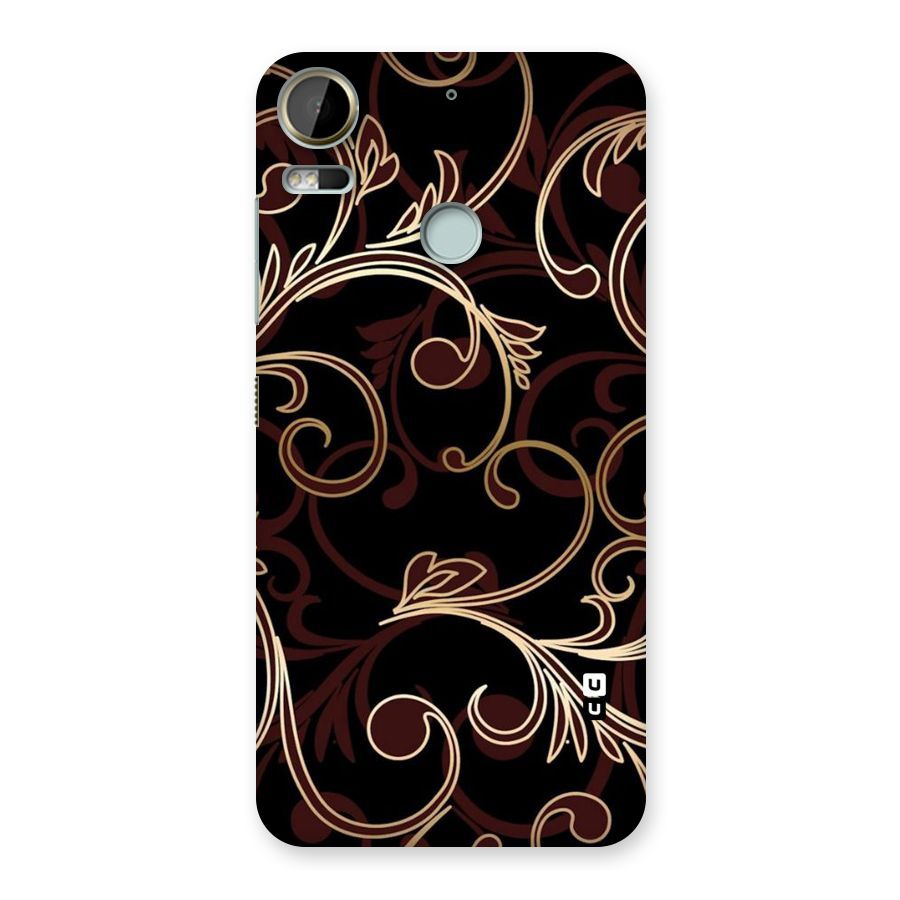 Golden Maroon Beauty Back Case for Desire 10 Pro