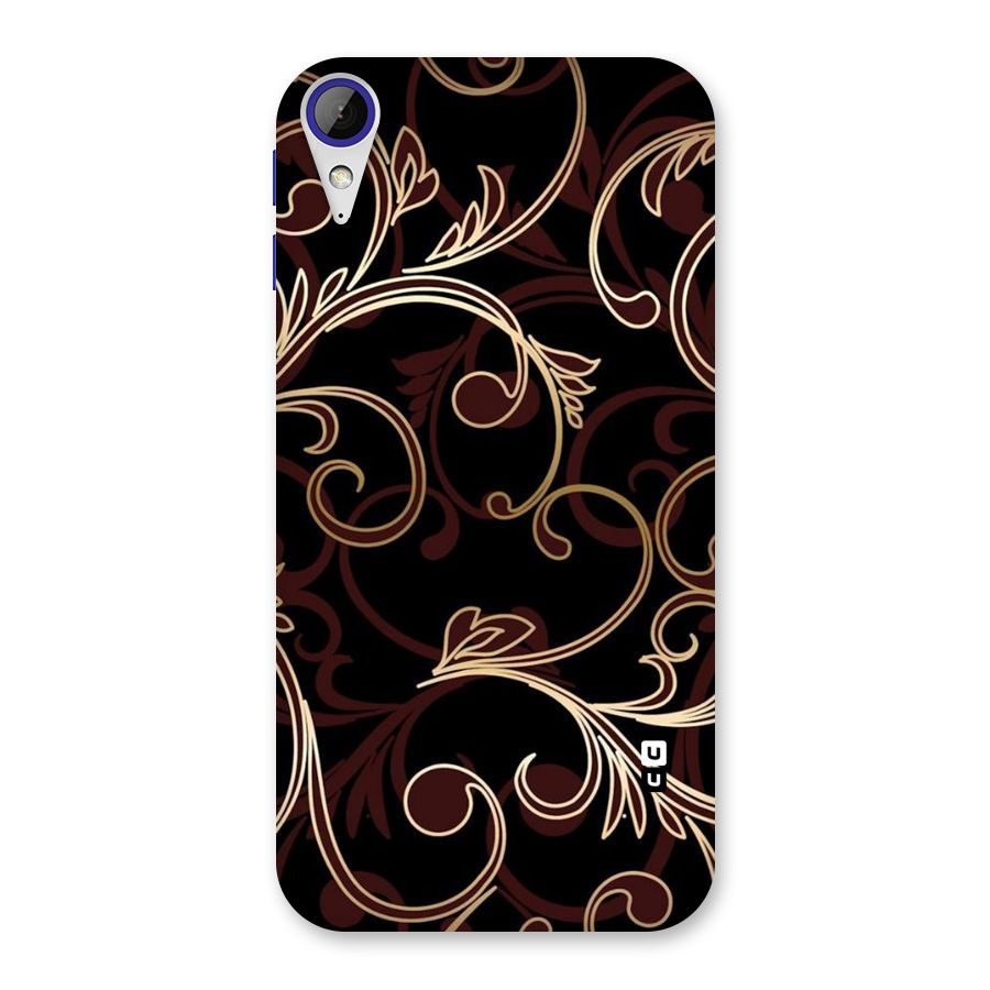 Golden Maroon Beauty Back Case for Desire 830
