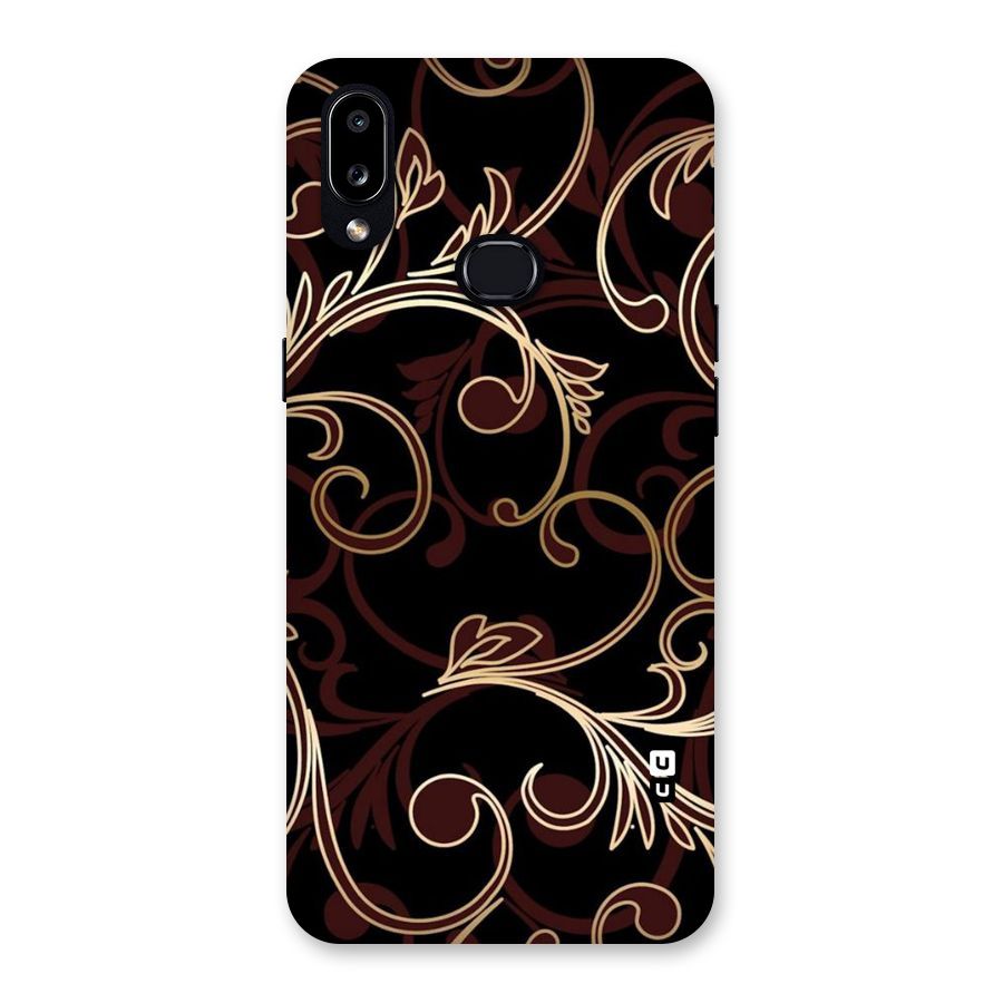 Golden Maroon Beauty Back Case for Galaxy A10s