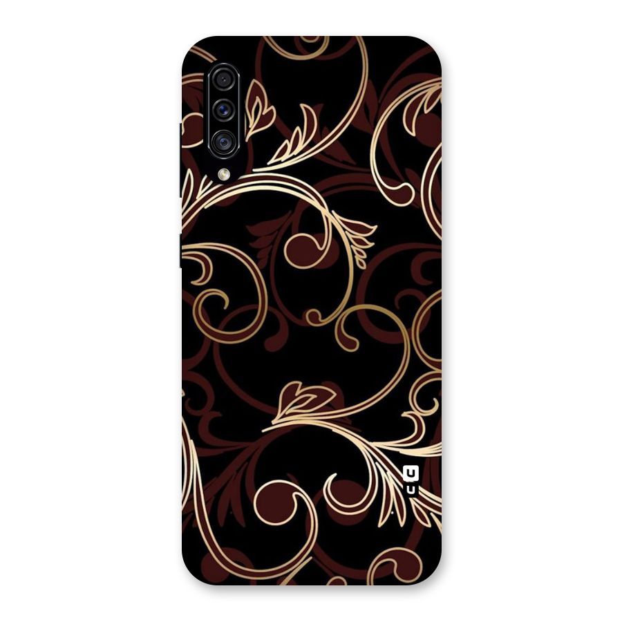 Golden Maroon Beauty Back Case for Galaxy A30s