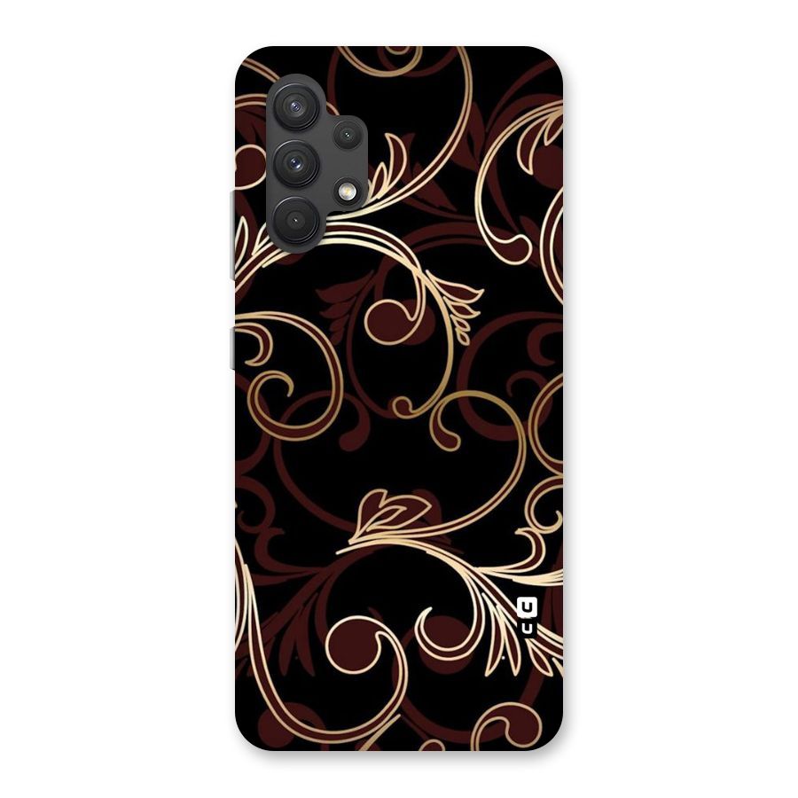 Golden Maroon Beauty Back Case for Galaxy A32