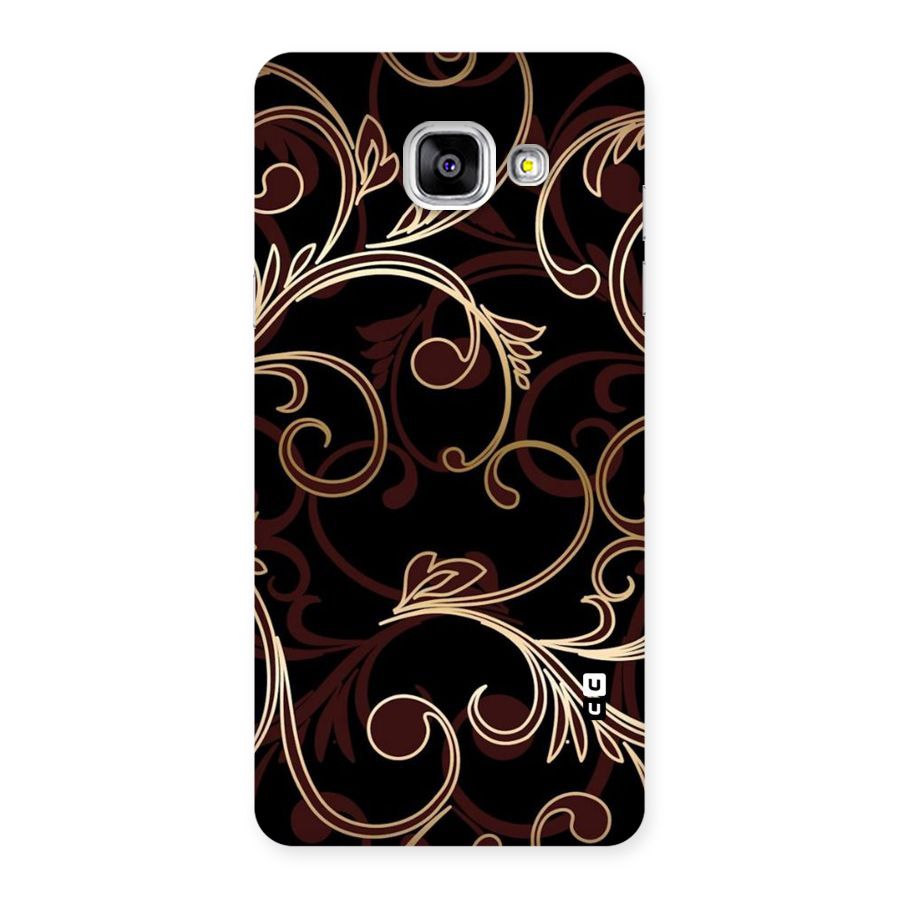 Golden Maroon Beauty Back Case for Galaxy A5 2016