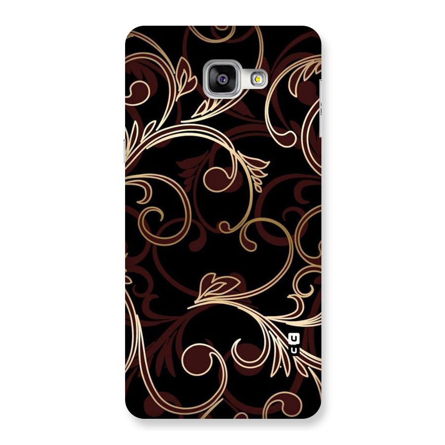 Golden Maroon Beauty Back Case for Galaxy A9