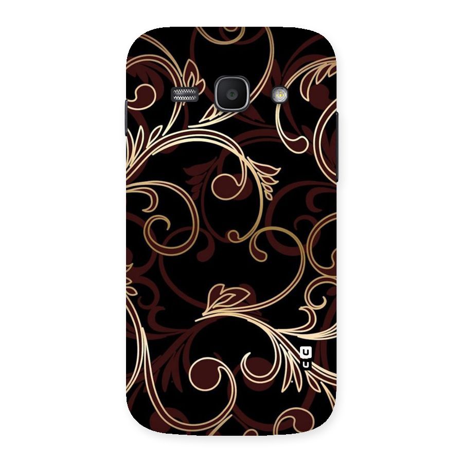 Golden Maroon Beauty Back Case for Galaxy Ace 3