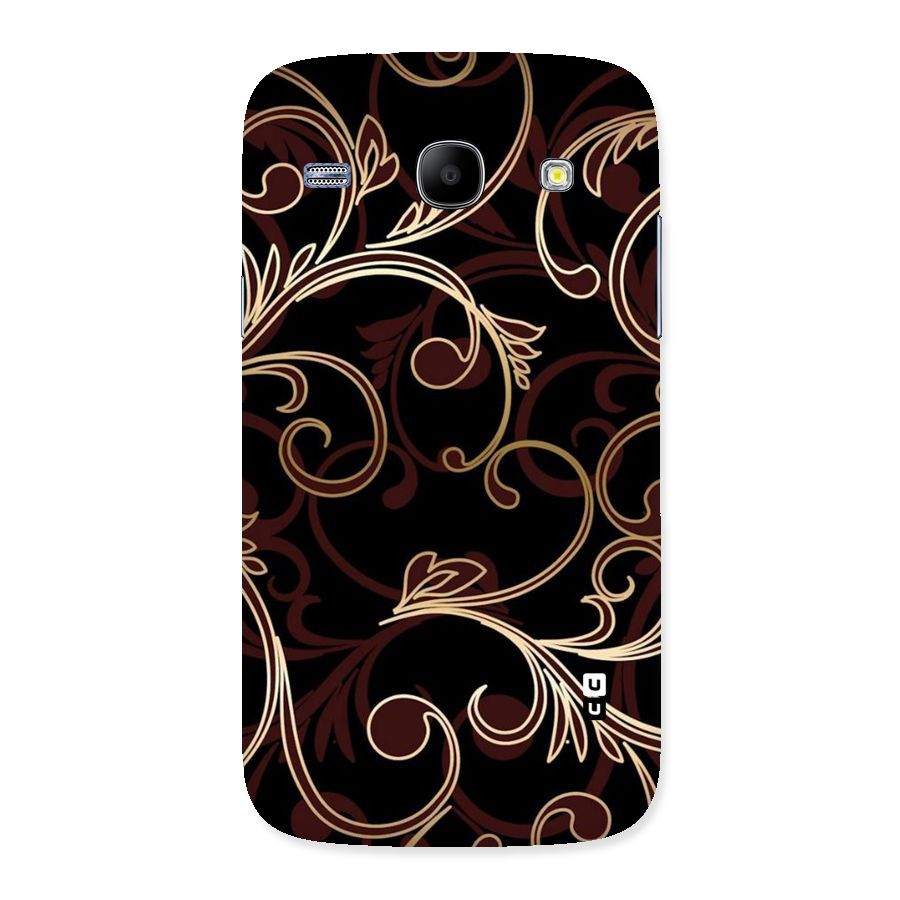 Golden Maroon Beauty Back Case for Galaxy Core