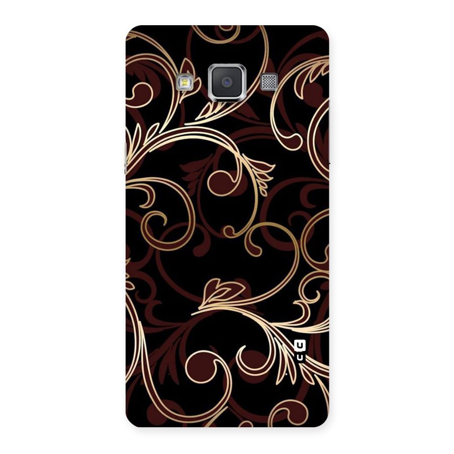 Golden Maroon Beauty Back Case for Galaxy Grand Max
