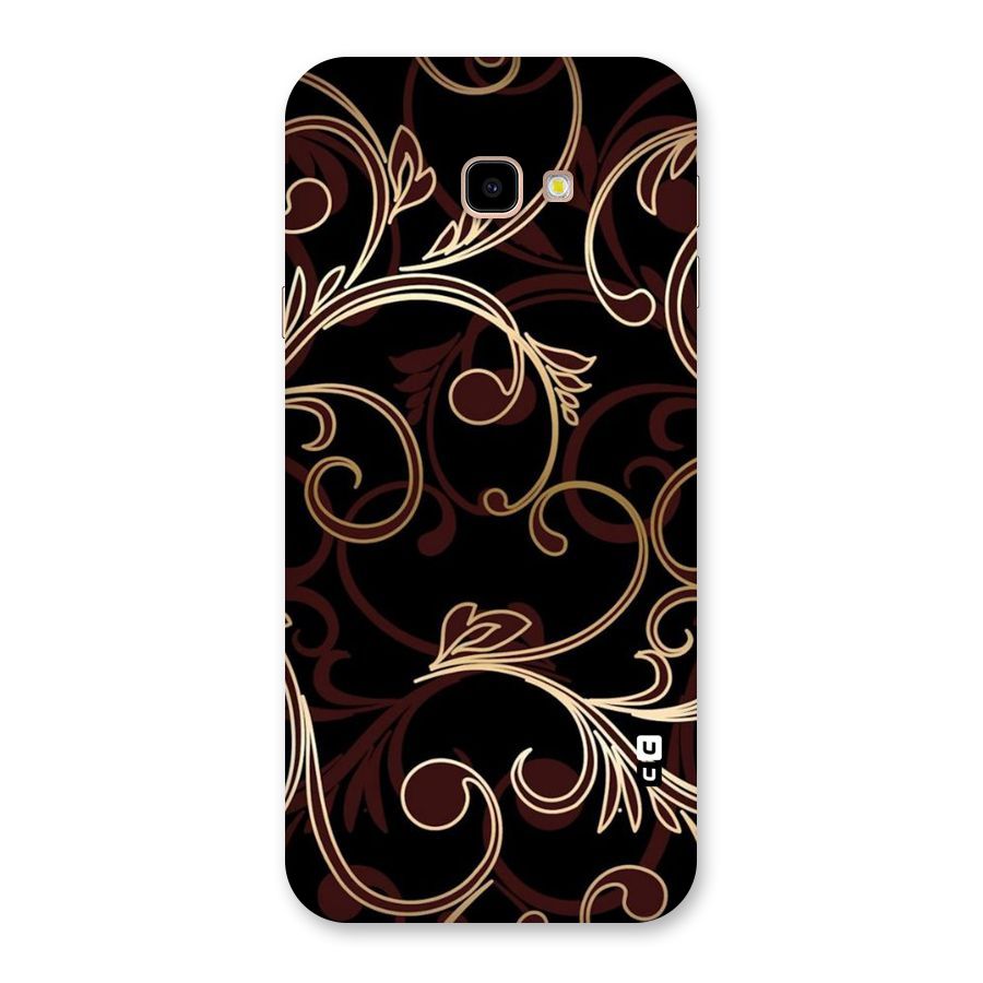 Golden Maroon Beauty Back Case for Galaxy J4 Plus