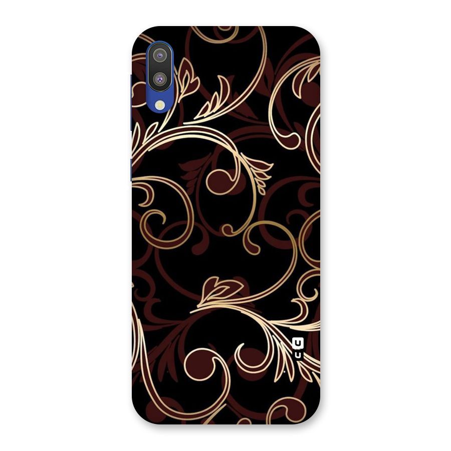Golden Maroon Beauty Back Case for Galaxy M10