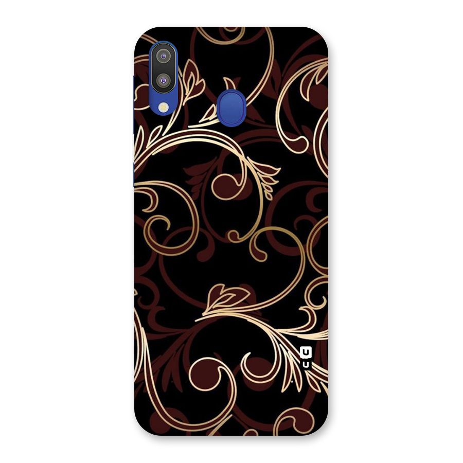 Golden Maroon Beauty Back Case for Galaxy M20