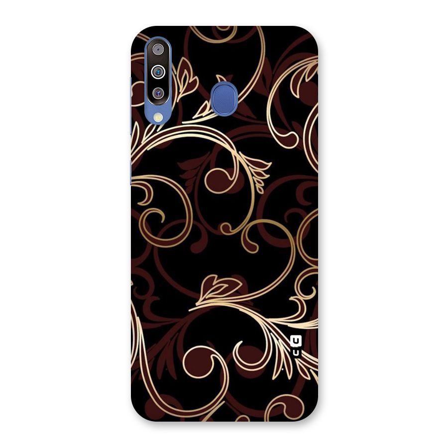 Golden Maroon Beauty Back Case for Galaxy M30