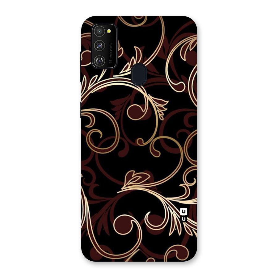 Golden Maroon Beauty Back Case for Galaxy M30s