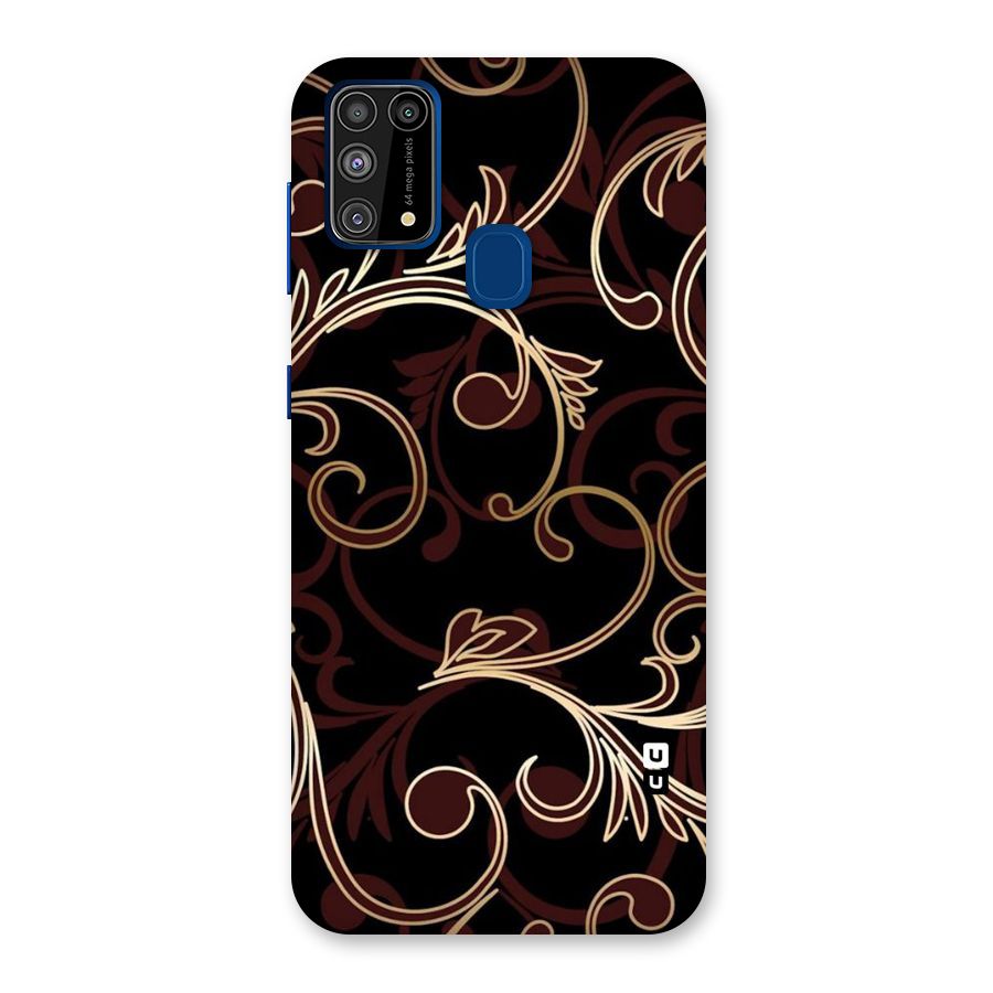 Golden Maroon Beauty Back Case for Galaxy M31