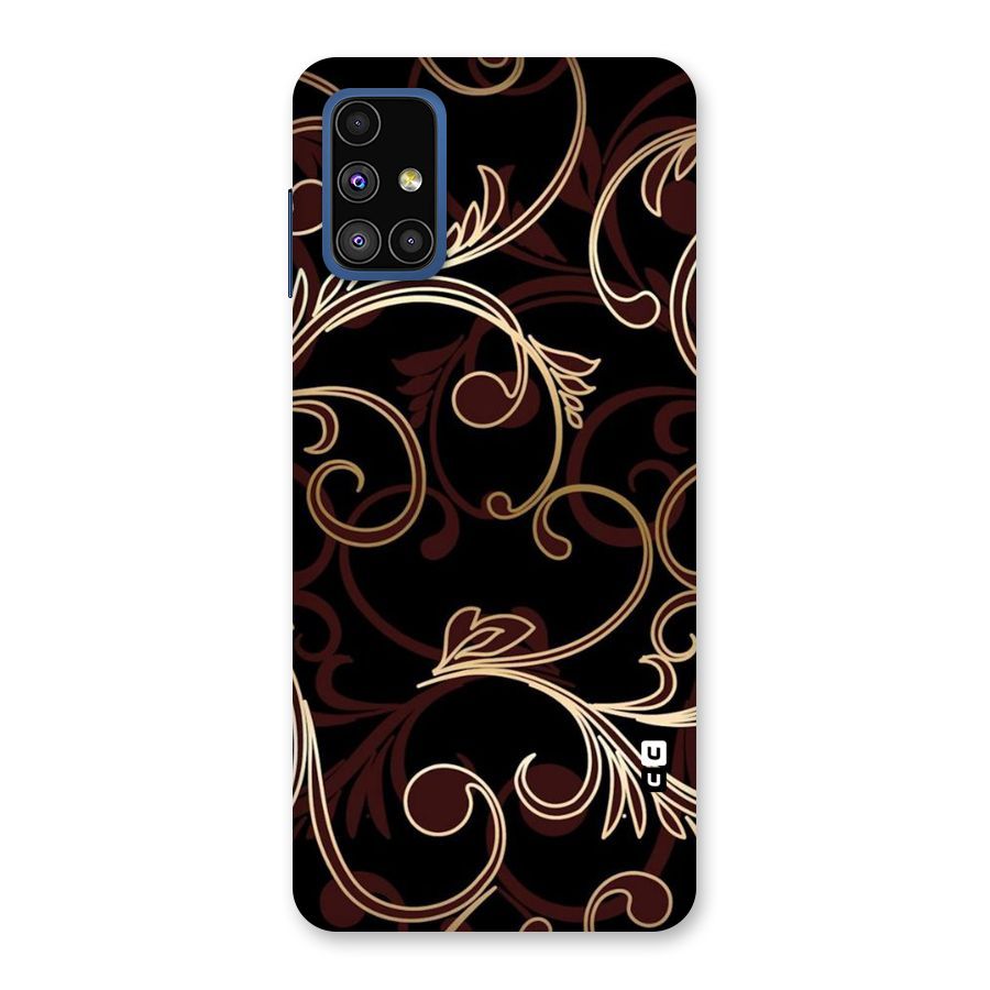 Golden Maroon Beauty Back Case for Galaxy M51