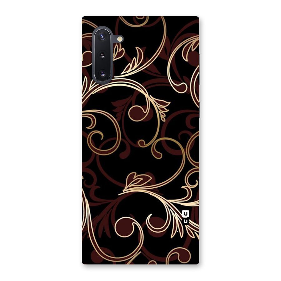 Golden Maroon Beauty Back Case for Galaxy Note 10