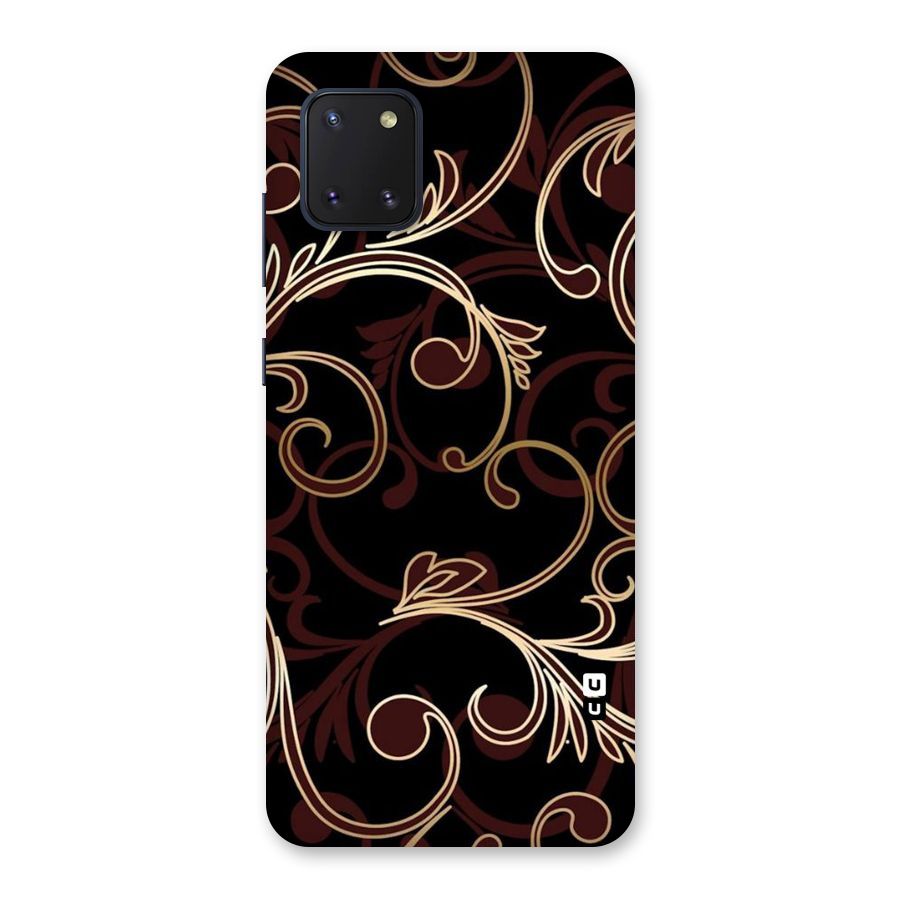 Golden Maroon Beauty Back Case for Galaxy Note 10 Lite