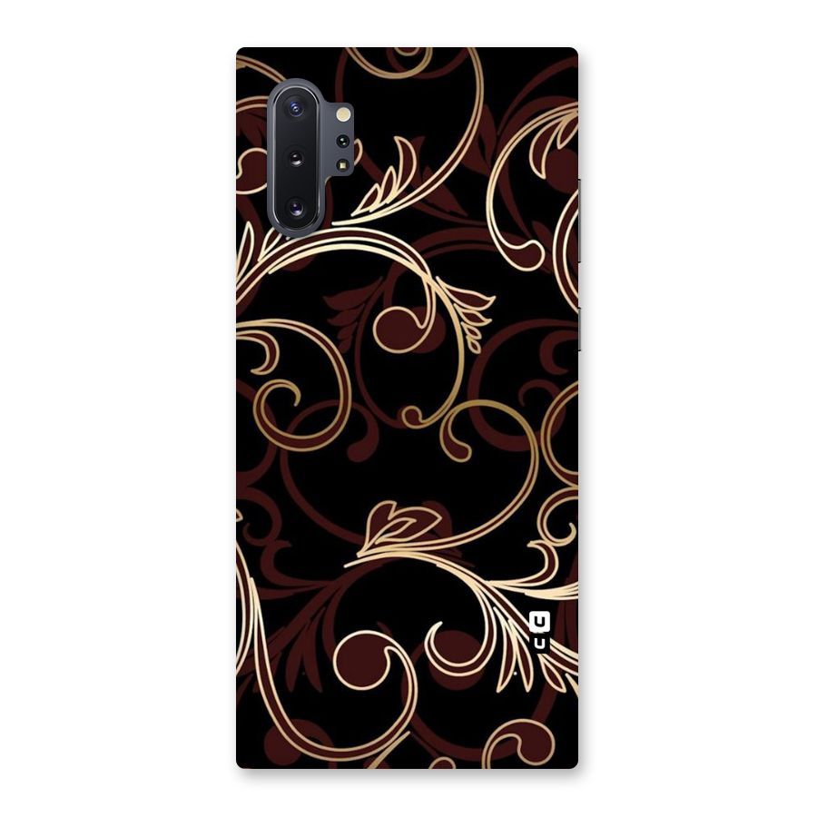 Golden Maroon Beauty Back Case for Galaxy Note 10 Plus