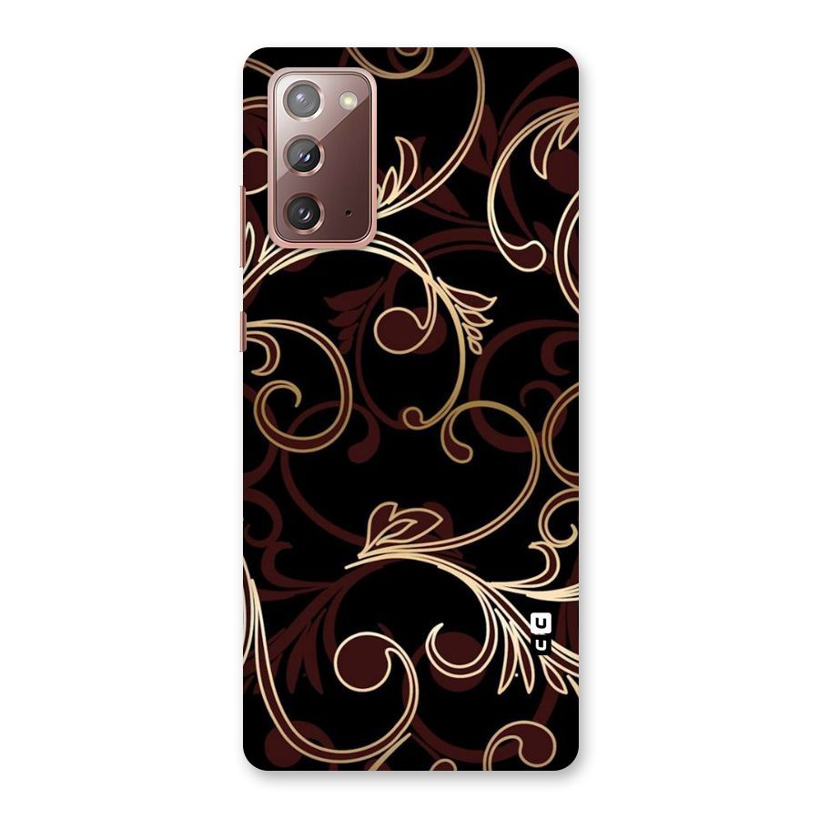 Golden Maroon Beauty Back Case for Galaxy Note 20