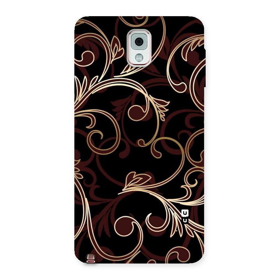 Golden Maroon Beauty Back Case for Galaxy Note 3