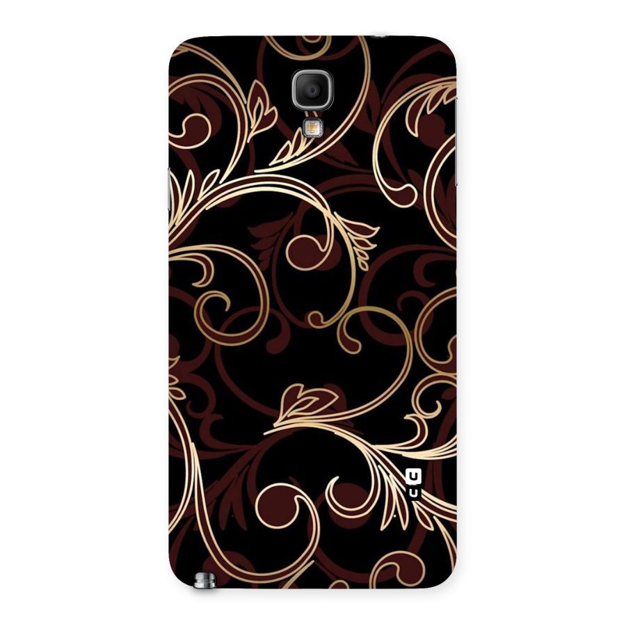 Golden Maroon Beauty Back Case for Galaxy Note 3 Neo