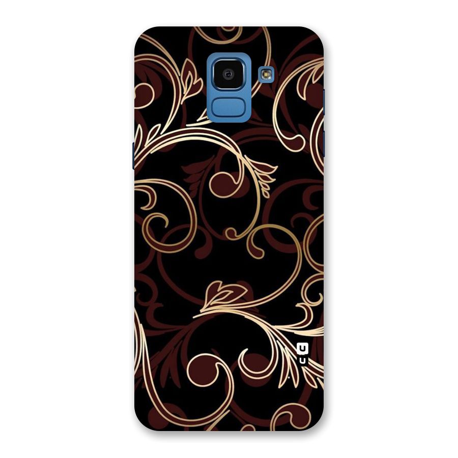 Golden Maroon Beauty Back Case for Galaxy On6