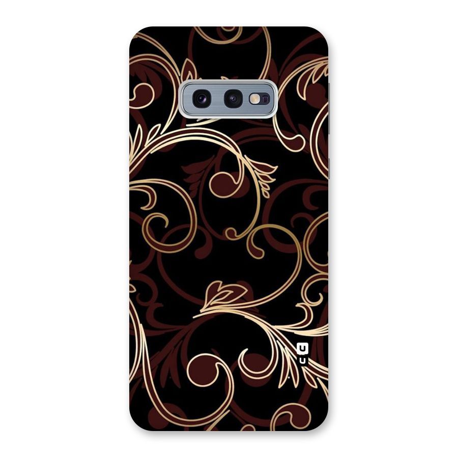 Golden Maroon Beauty Back Case for Galaxy S10e