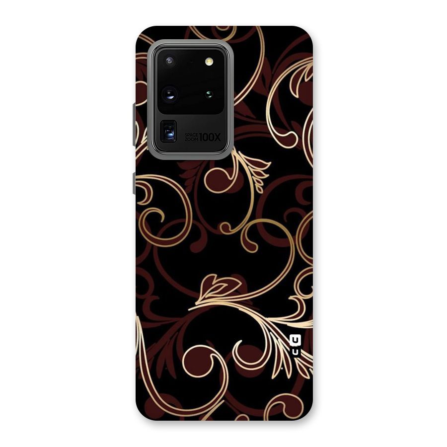 Golden Maroon Beauty Back Case for Galaxy S20 Ultra
