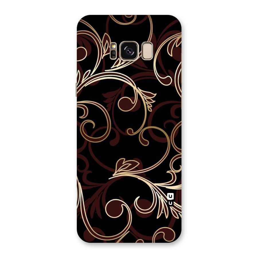 Golden Maroon Beauty Back Case for Galaxy S8 Plus