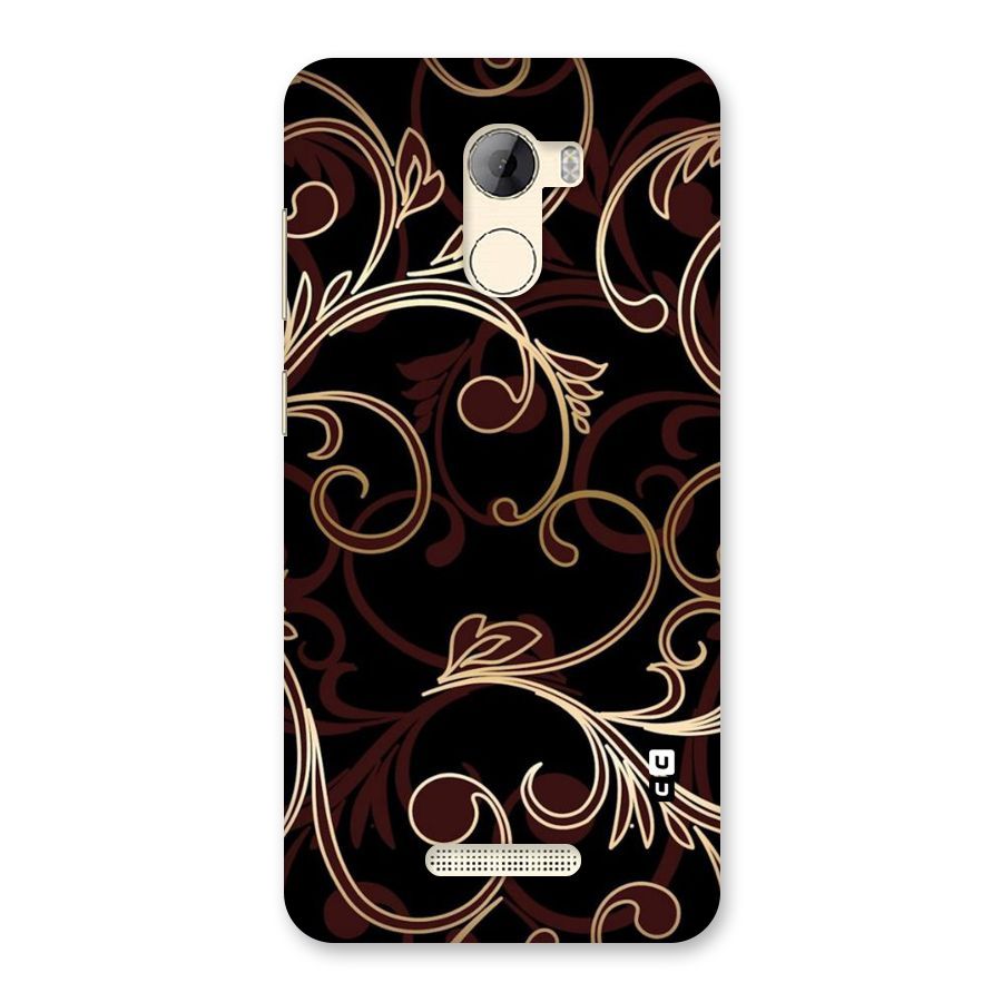Golden Maroon Beauty Back Case for Gionee A1 LIte
