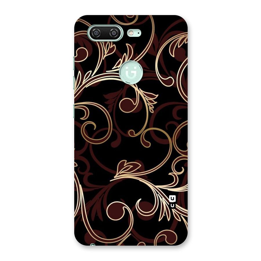 Golden Maroon Beauty Back Case for Gionee S10