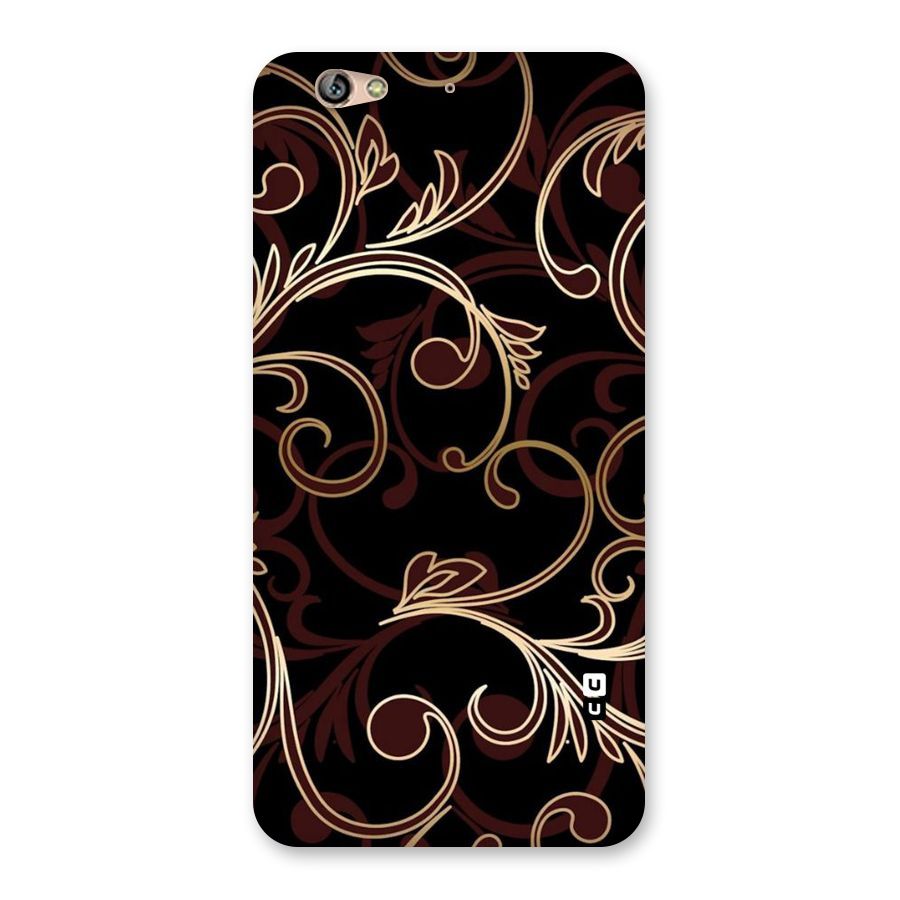 Golden Maroon Beauty Back Case for Gionee S6