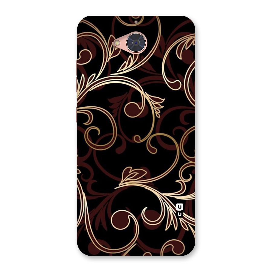 Golden Maroon Beauty Back Case for Gionee S6 Pro